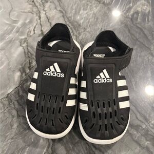 Adidas Kids Black and White Water Shoes